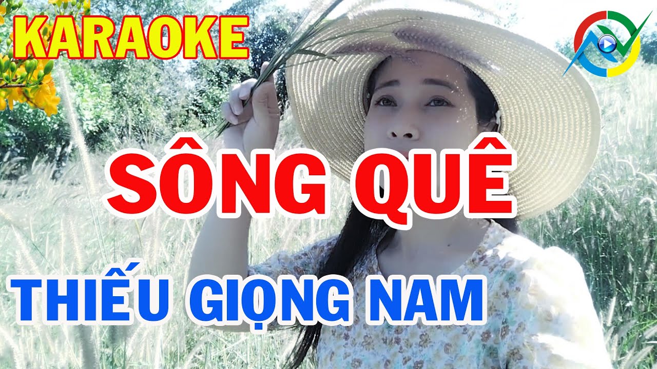✔️KARAOKE ➤SÔNG QUÊ - BEAT CHUẨN ➤Thiếu Giọng Nam ➤ Song ca cùng Nguyệt Nga