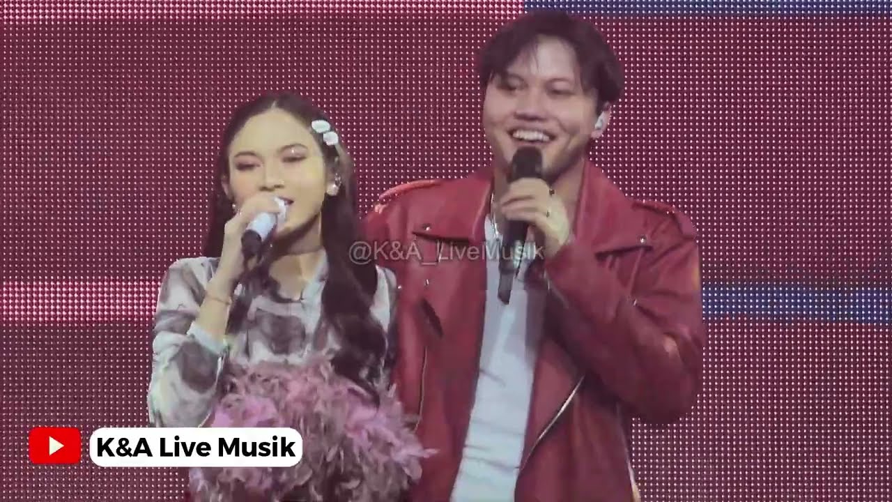 [Live] New Single !! Satu Tuju ~ Rizky Febian ft Mahalini at Senja Hari Ini Indah Concert Jakarta