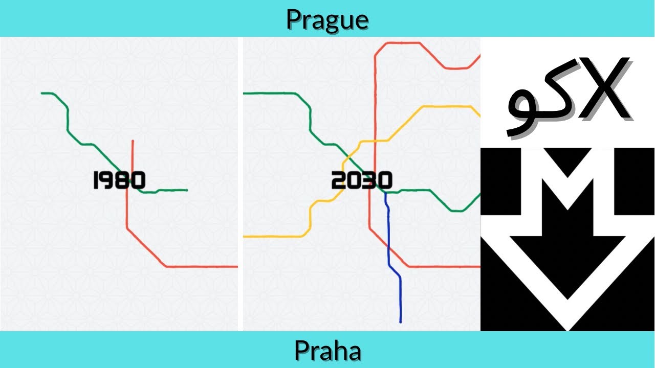 Development Of Prague Metro 1974-2030