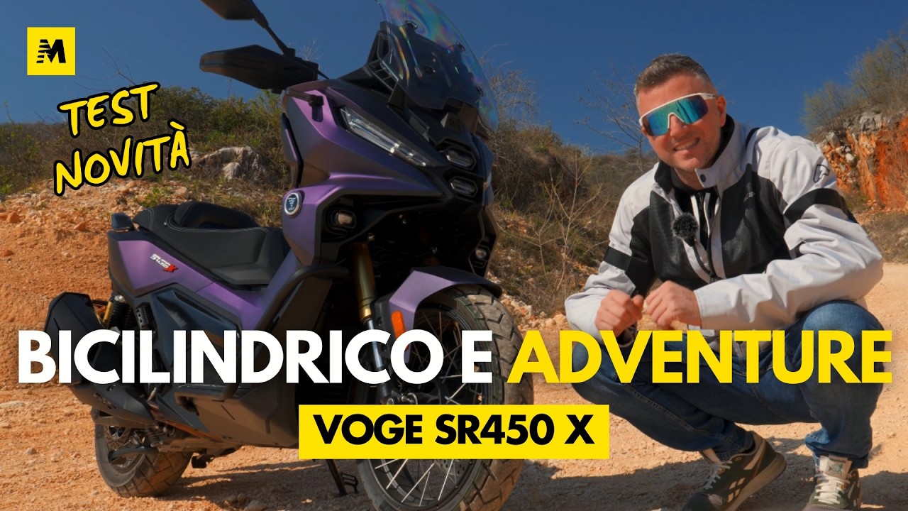 Test novit&agrave; VOGE SR450 X: Su strada e in fuoristrada lo scooter con motore bicilindrico