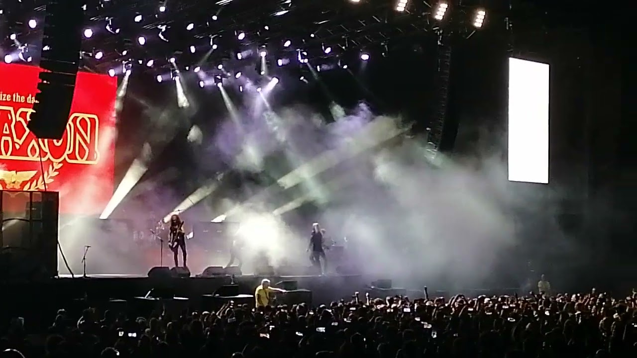 Saxon - Ride like the wind (live) Rockwave Terra Vibe Athens 07/7/2023