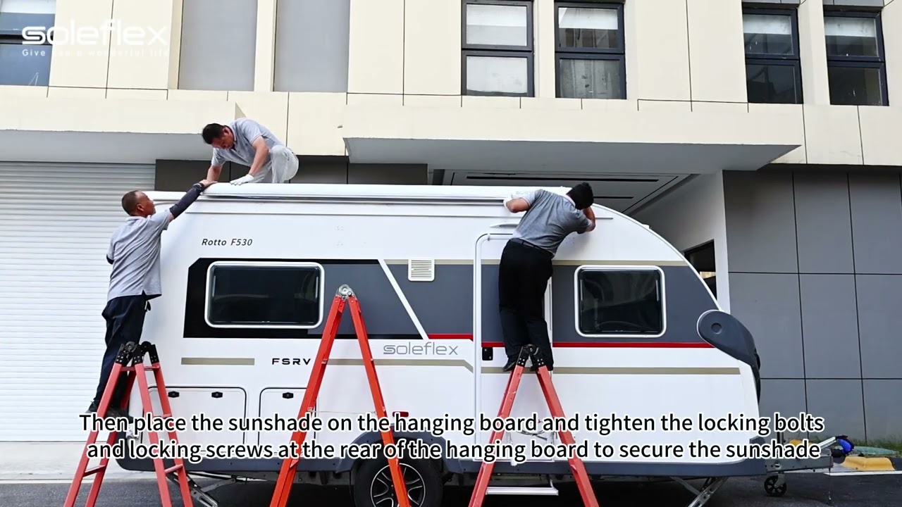 Soleflex S35 Manual Top-Mount Awning Installation Video