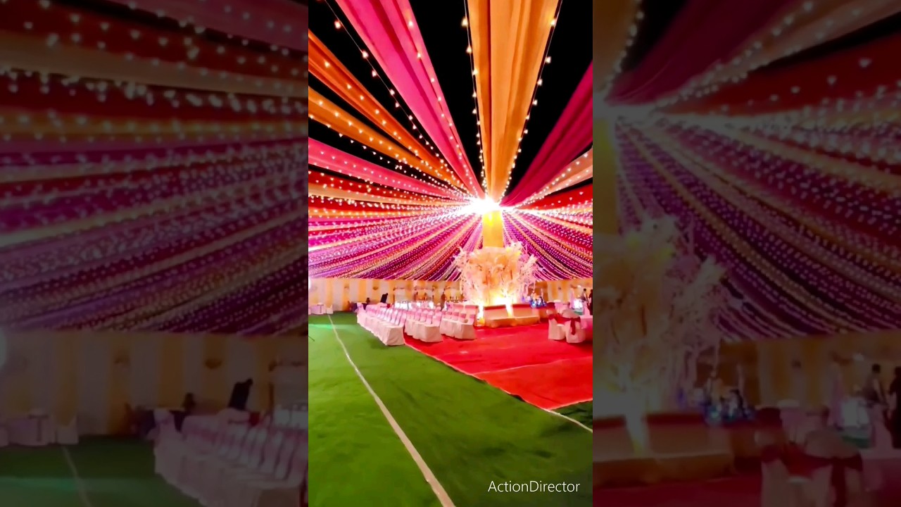 Pandal decoration for Wedding Ceremony | #shorts #wedding