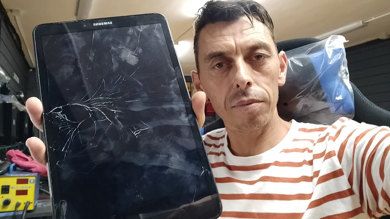cómo cambiar pantalla táctil tablet Samsung A6 sm-580. 💥