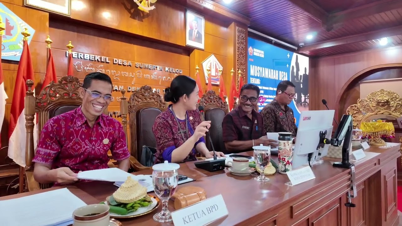 MUSYAWARAH DESA TENTANG PENETAPAN APBDESA TAHUN 2026