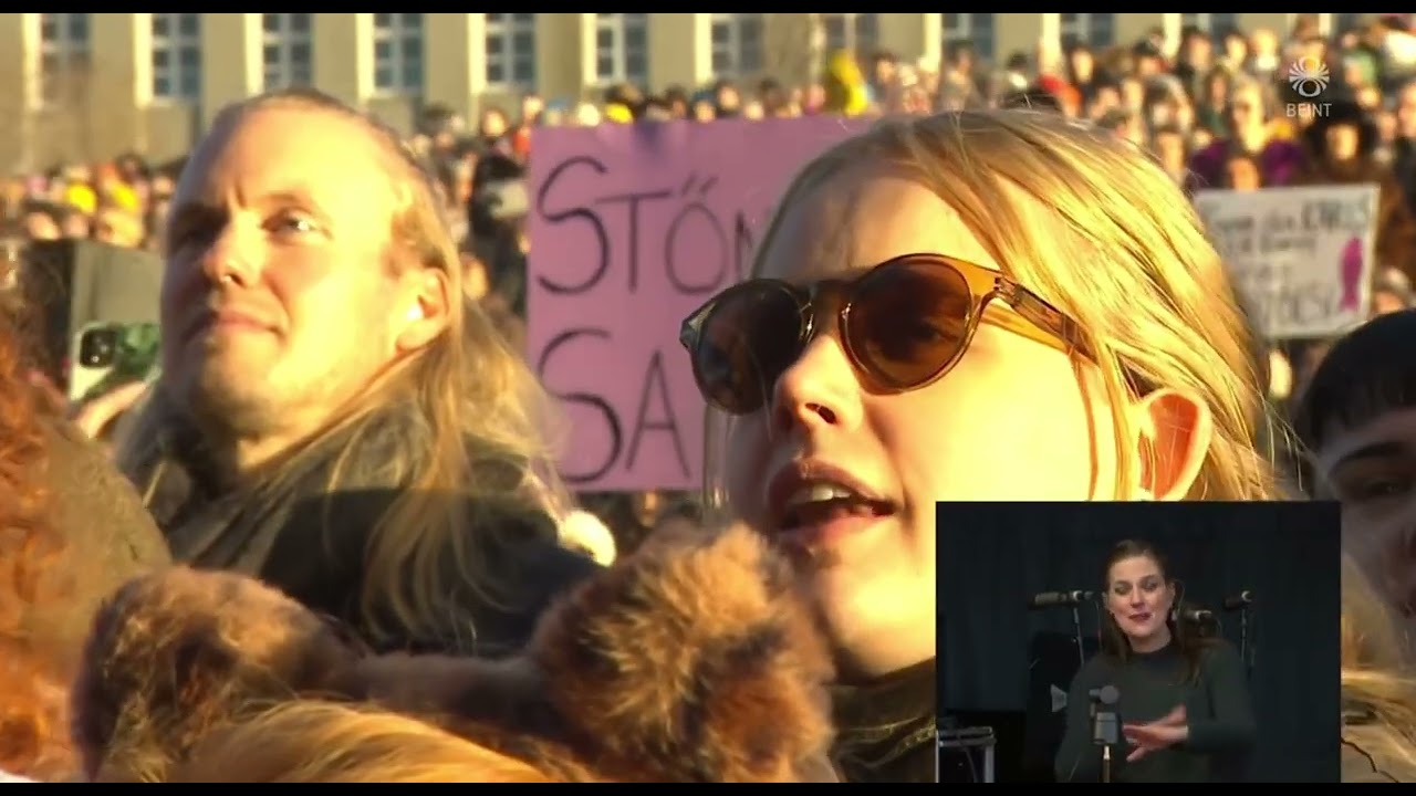 Kvennaverkfall 2025, Icelandic Women's Strike, &Aacute;fram Stelpur
