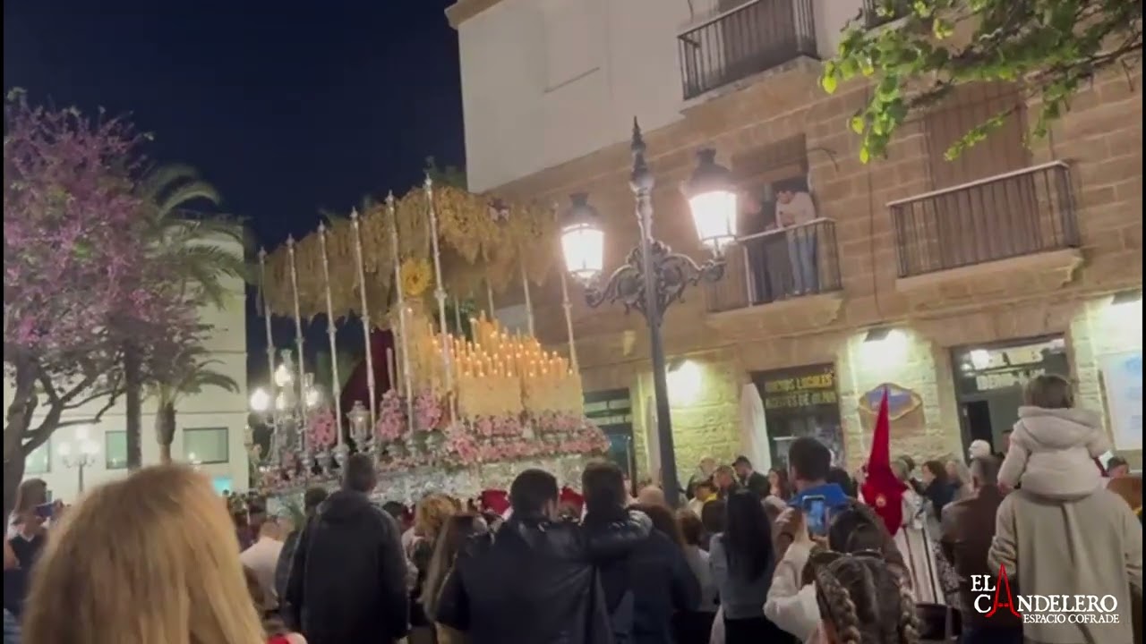 [4K] VIRGEN DEL AMPARO POR PLOCIA DE VUELTA | SEMANA SANTA 2025 CÁDIZ | BM EL CARMEN DE VILLALBA