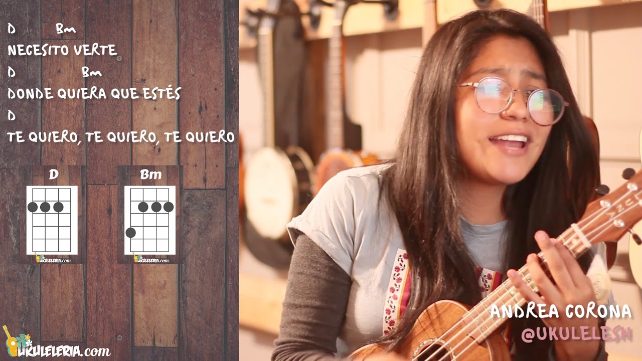Te quiero hombres G - Ukulele Cover
