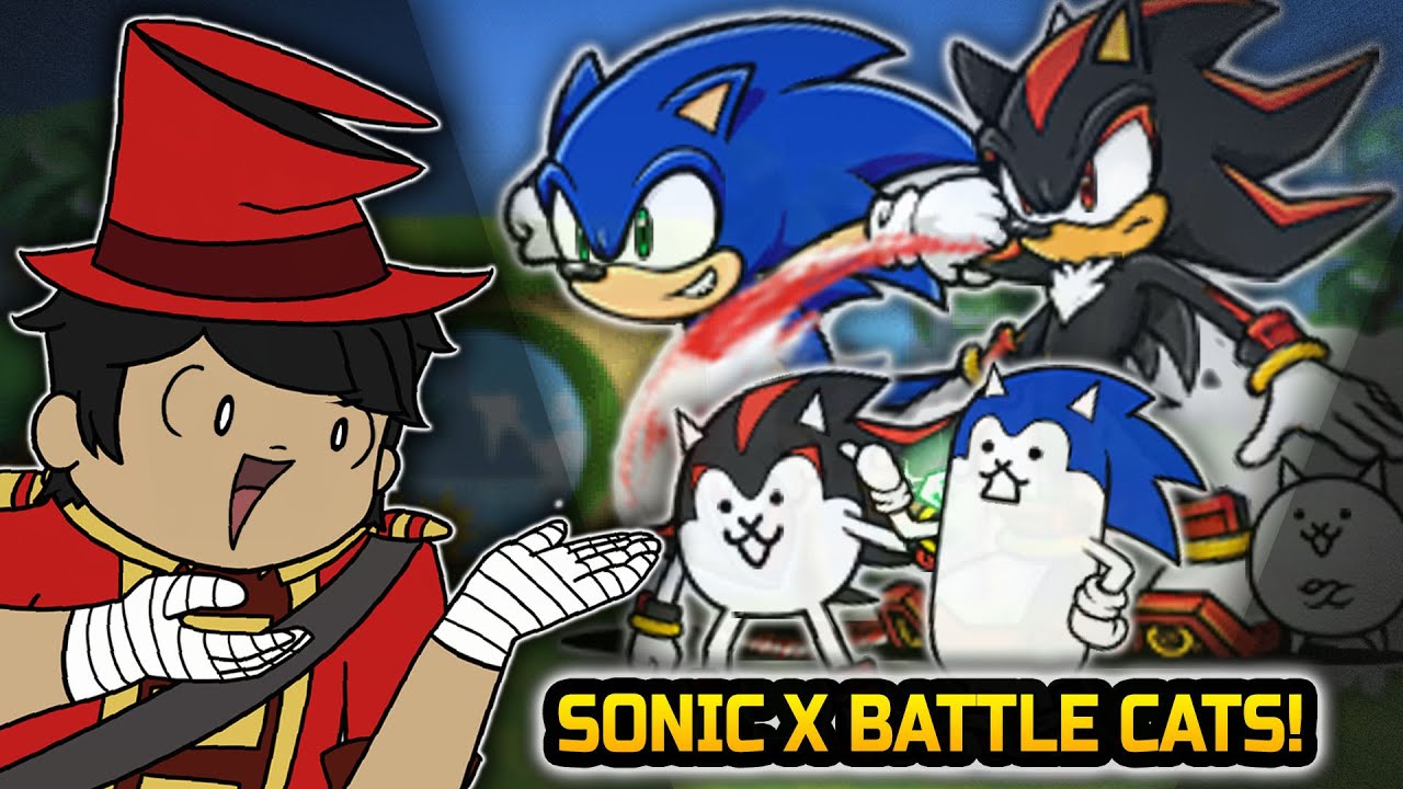 Playing the SONIC THE HEDGEHOG x BATTLE CATS COLLAB!