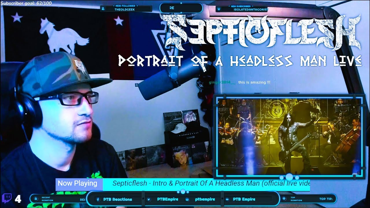 Reaction | Septicflesh | Portrait of A Headless Man (Live)