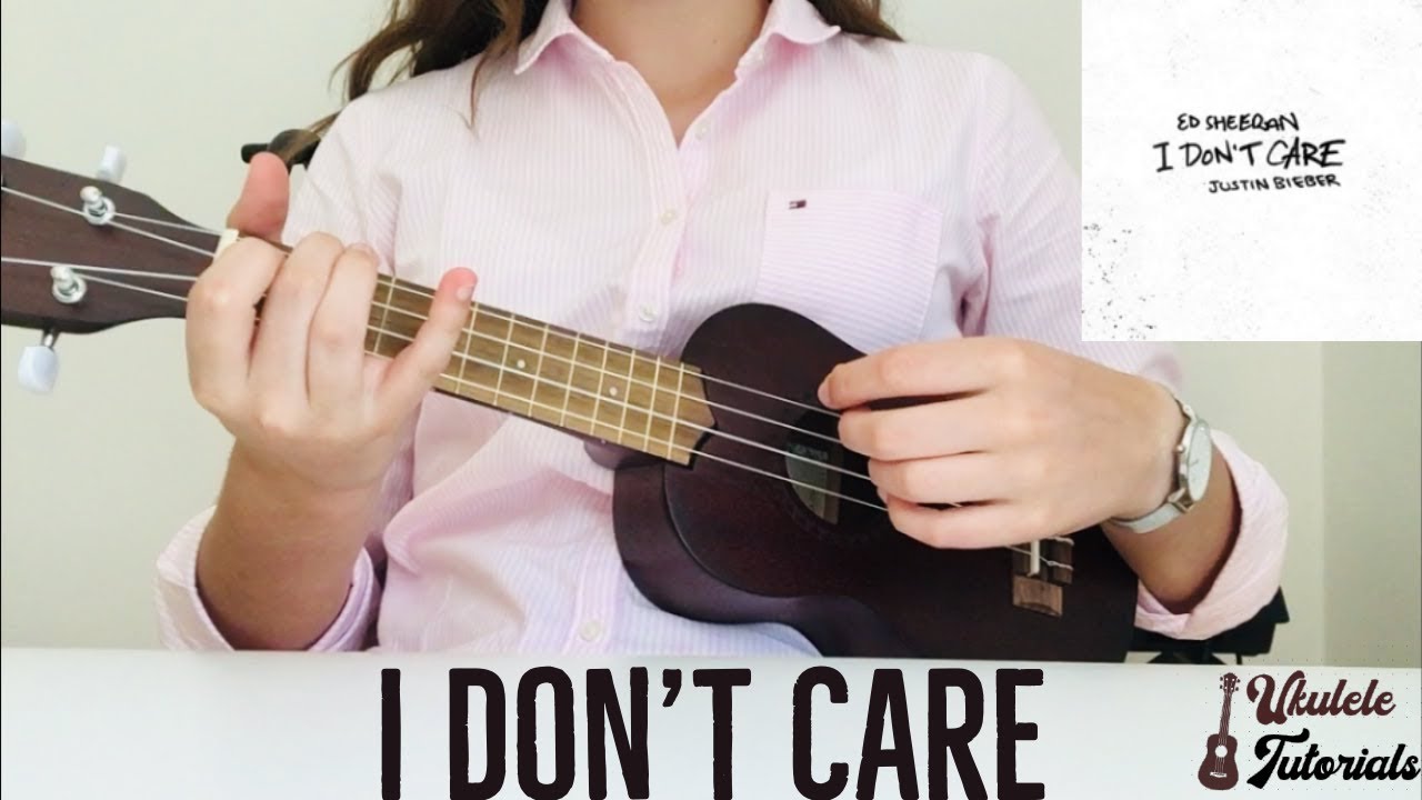 Ed Sheeran & Justin Bieber - I Don't Care (EASY Ukulele Tutorial)