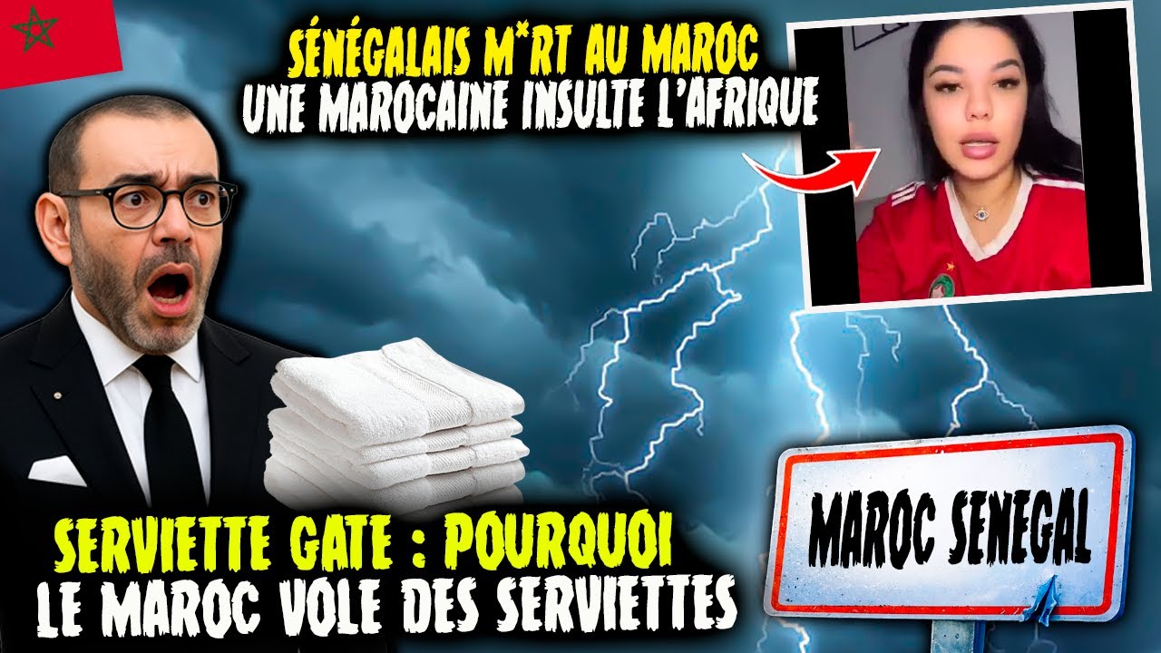 Le Maroc porte plainte contre le Sénégal. Pourquoi le Maroc vole des serviettes #algérie #tebboune