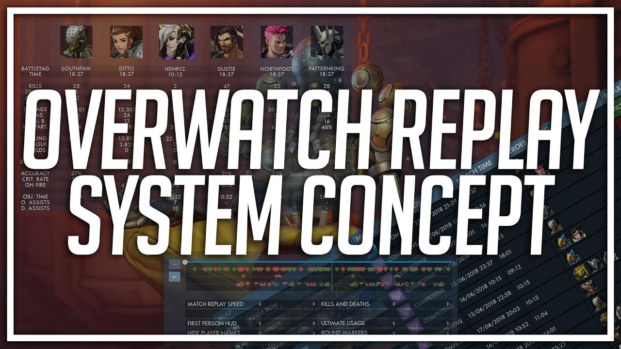 Overwatch Replay System Concept