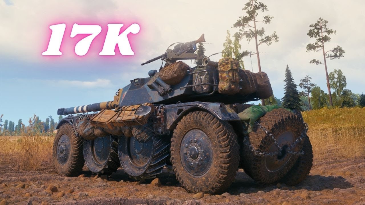 Panhard EBR 105  17K Spot + Damage & AMX 13 105 - 17K & Manticore 16.5K & T-100 LT 18K