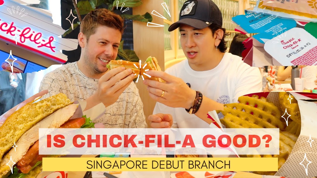 Первый в Сингапуре ресторан Chick-fil-A! // Стоит ли попробовать?!