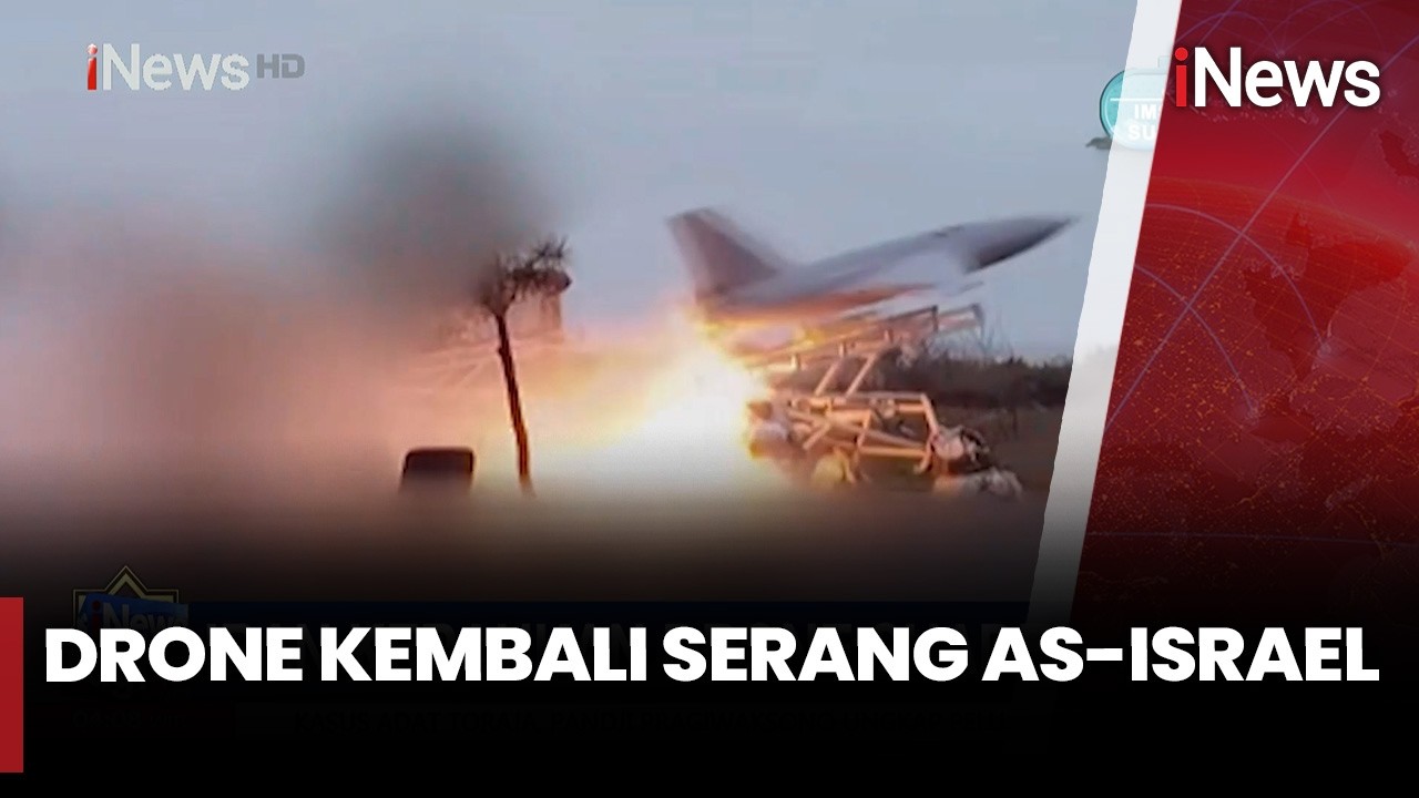 Drone Iran Serang Balik! Targetkan Pangkalan Milter AS dan Israel | iNews Pagi (10/3)