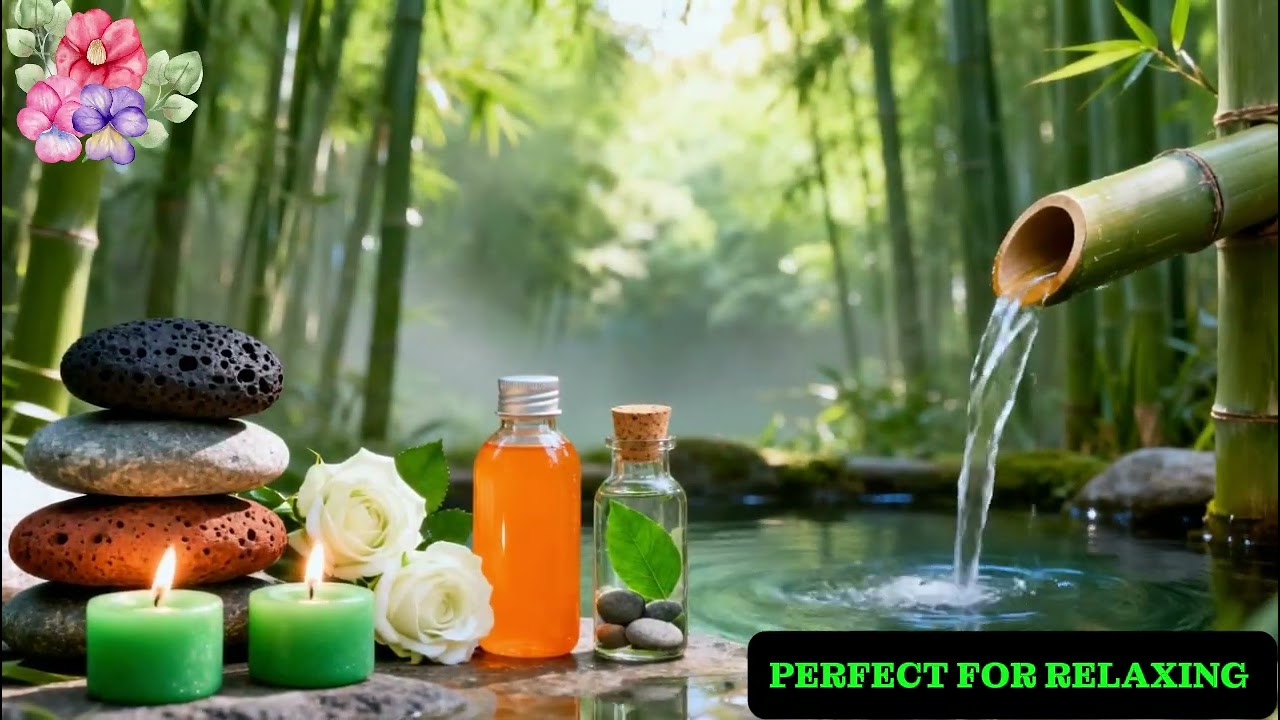 ASMR Relaksasi Suara Air dan Burung yang Menenangkan 🌿Meredakan Stres, Kecemasan & Depresi, dan Hati