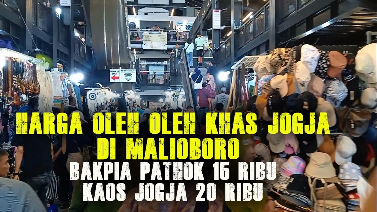 Harga Oleh Oleh Khas Jogja di Malioboro: Bakpia Pathok, Geplak, Wedang Uwuh, dan  Kaos Jogja