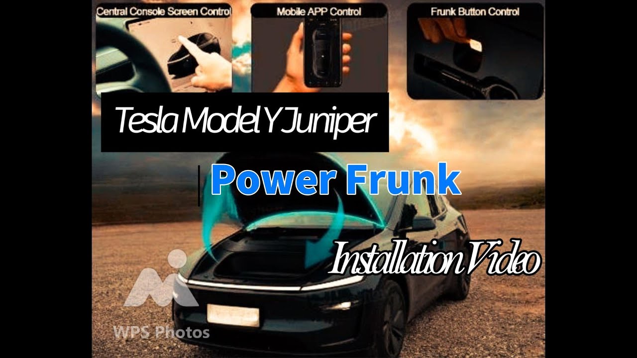 Tesla Y Power Frunk (SATONIC Brand) Installation Guide