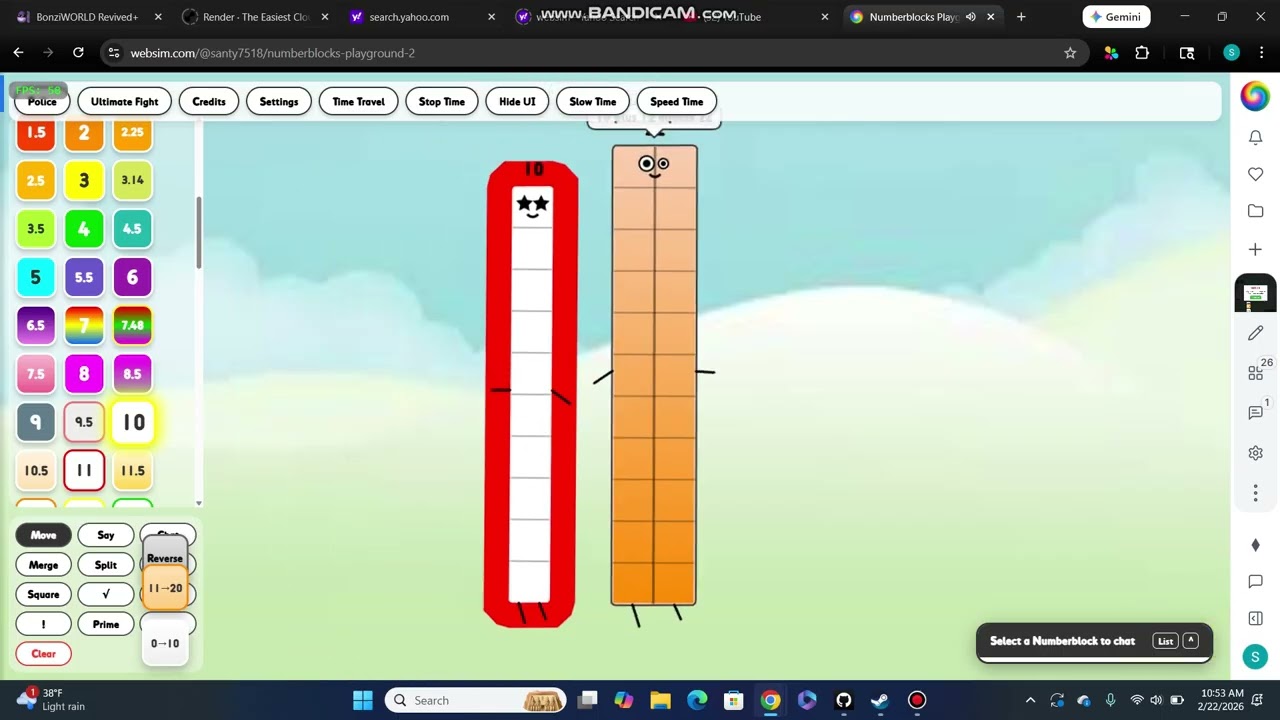 numberd