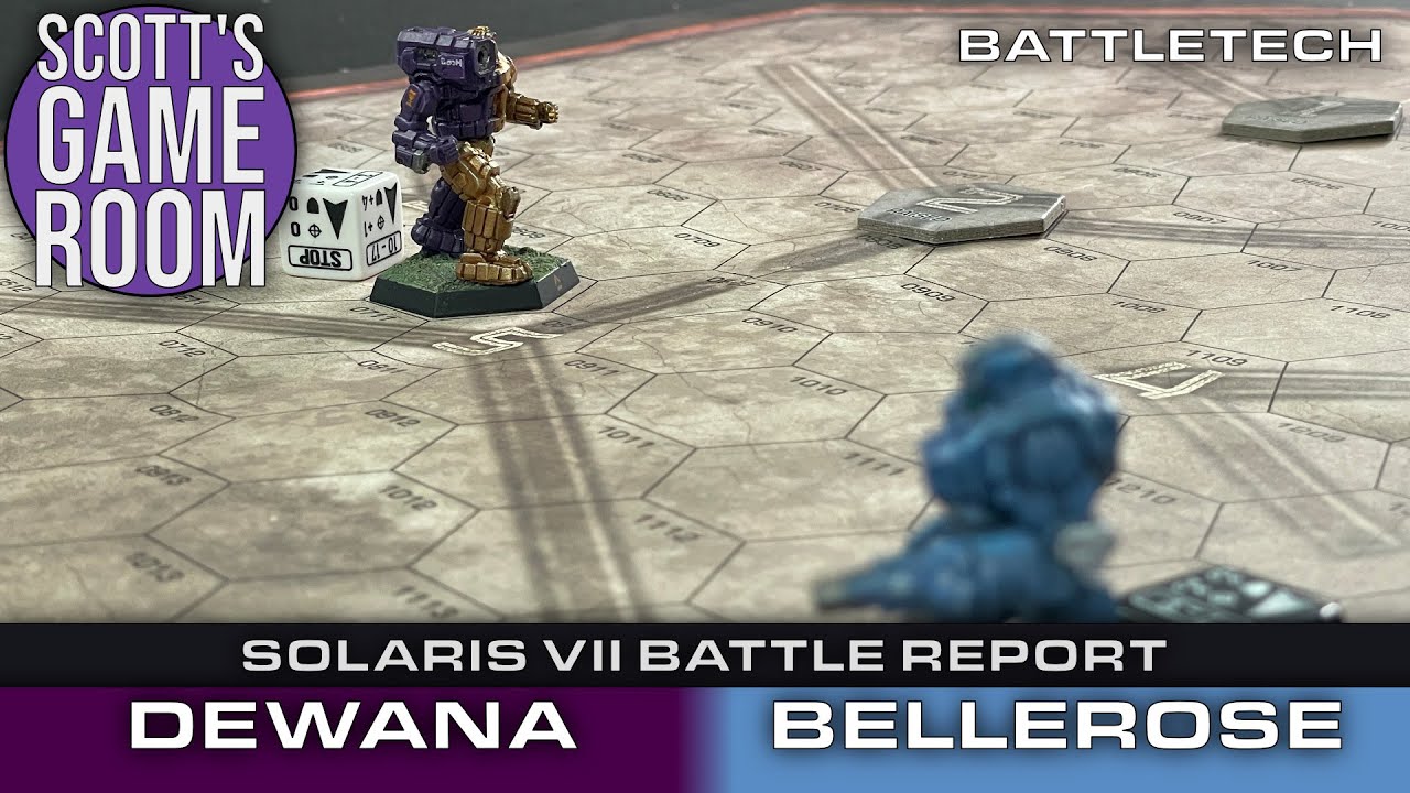 BattleTech Solaris VII Battle Report - Dewana vs Bellerose