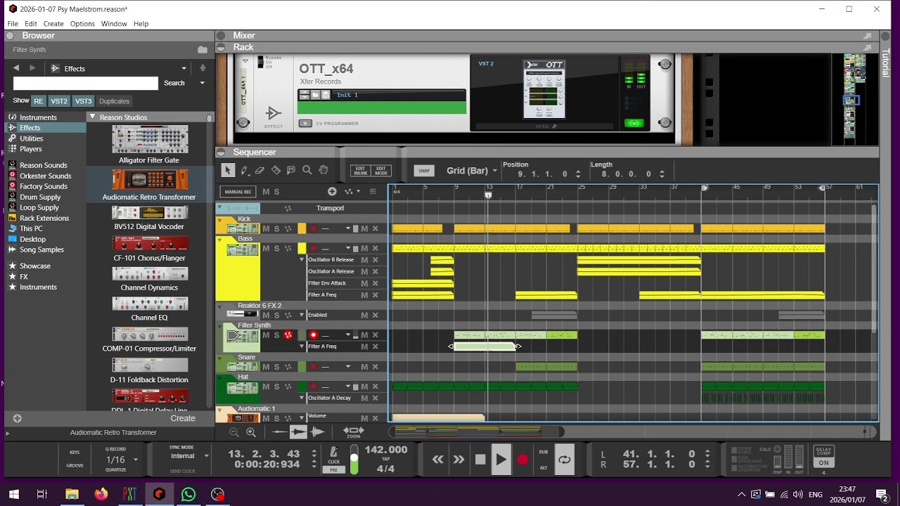 Messing with Reason 12