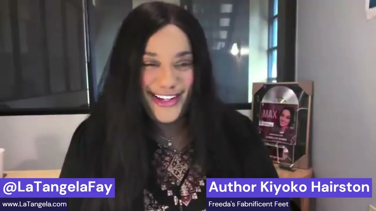 Kiyoko Hairston chats with LaTangela Fay about her book Freeda's Fabnificent Feet on the #TanLine
