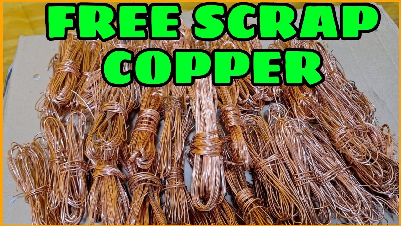 FINDING FREE COPPER STREET SCRAPPING!  🔥 #scrapmetal #copper