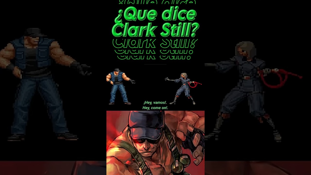🟢 Frases de Clark Still   #kof #kof2002 #games  #clarkstill #fyp #foryou #shorts #kof98 #kof97