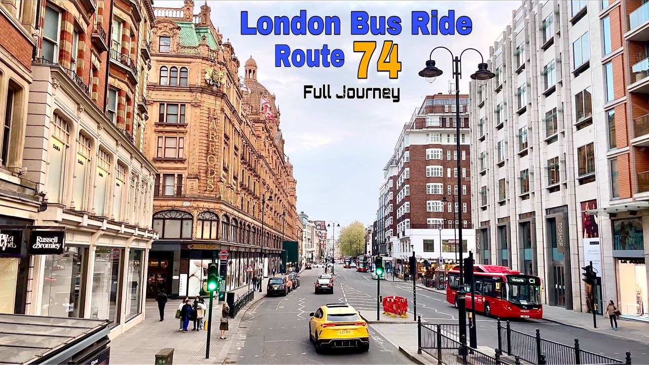 London Bus Ride 🇬🇧 Route 74 - Baker Street to Putney High Street | Full Journey