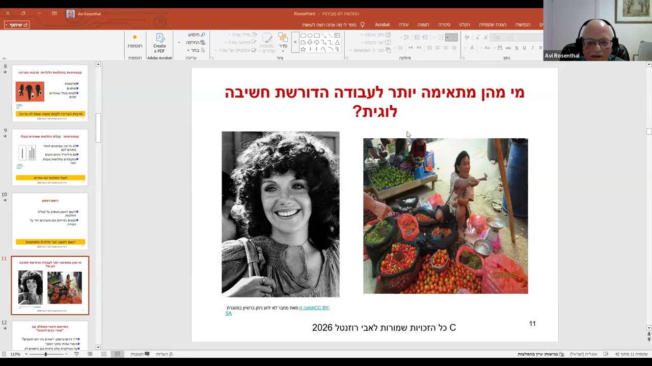 מדוע מקבלים החלטות לא סבירות?