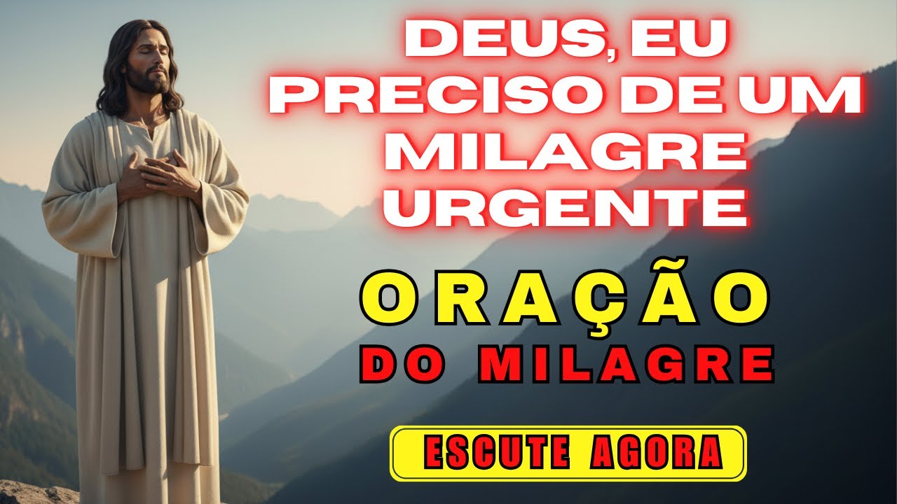 DEUS, EU NÃO TENHO MAIS SAÍDA: OPERA UM MILAGRE NA MINHA VIDA AGORA | ORAÇÃO DE TRANSFORMAÇÃO E FÉ
