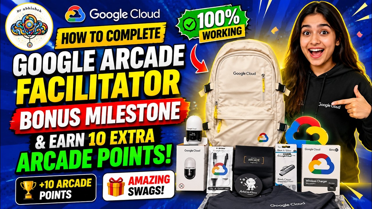 How To Complete Google Arcade Facilitator BONUS Milestone & Earn 10 EXTRA Arcade Points!