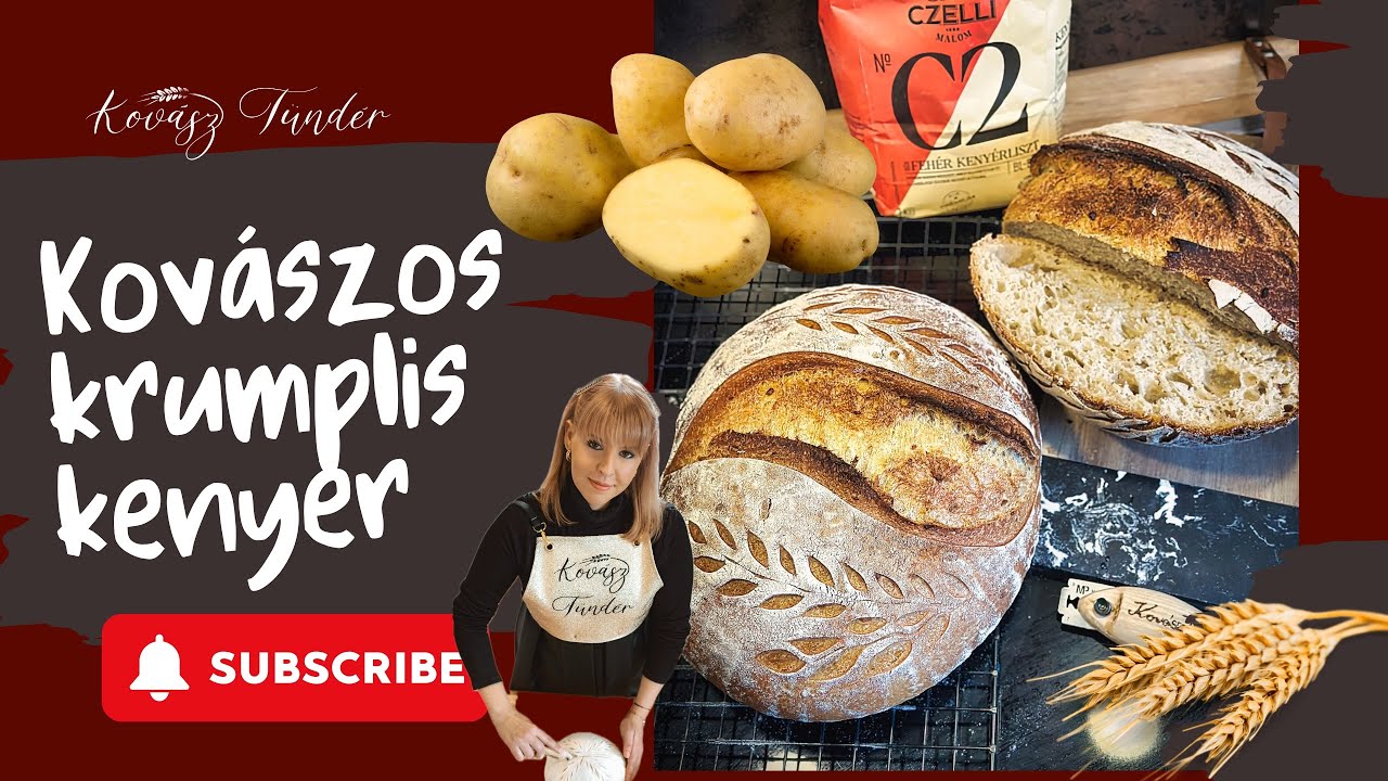 🍞 Kovászos Krumplis Kenyér | KovászTündér