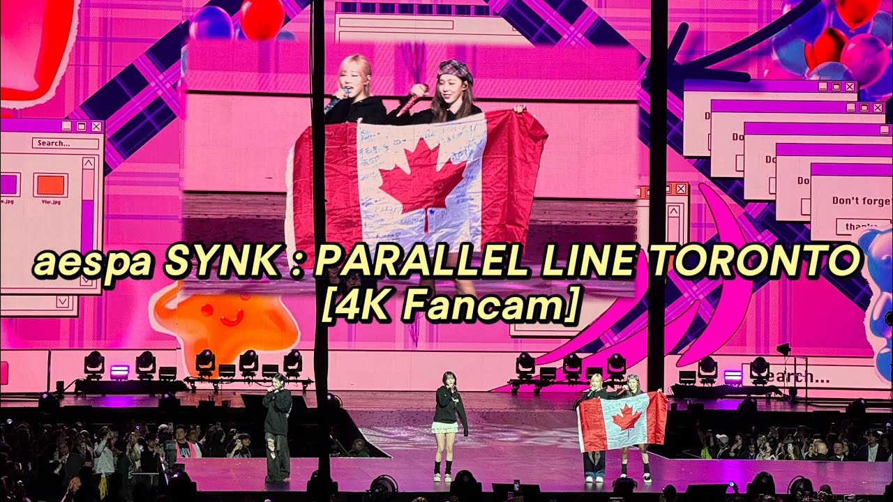 250213【aespa】(에스파) 2024-25 LIVE TOUR [SYNK: PARALLEL LINE]  | TORONTO [4K Fancam] - Full Concert