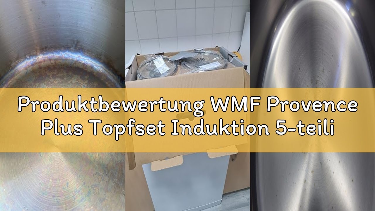 Produktbewertung WMF Provence Plus Topfset Induktion 5-teilig, Kochtopf Set mit Glasdeckel, Cromarga
