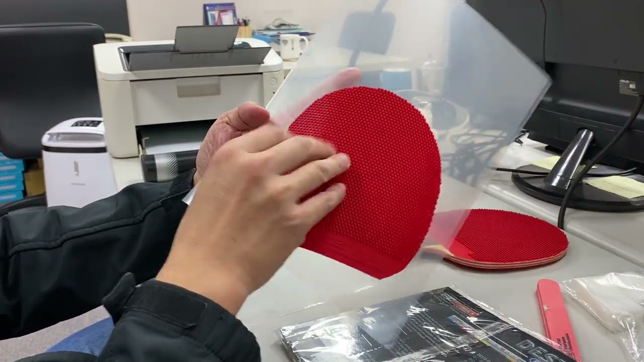 桌球拍貼皮 無機膠水 上集