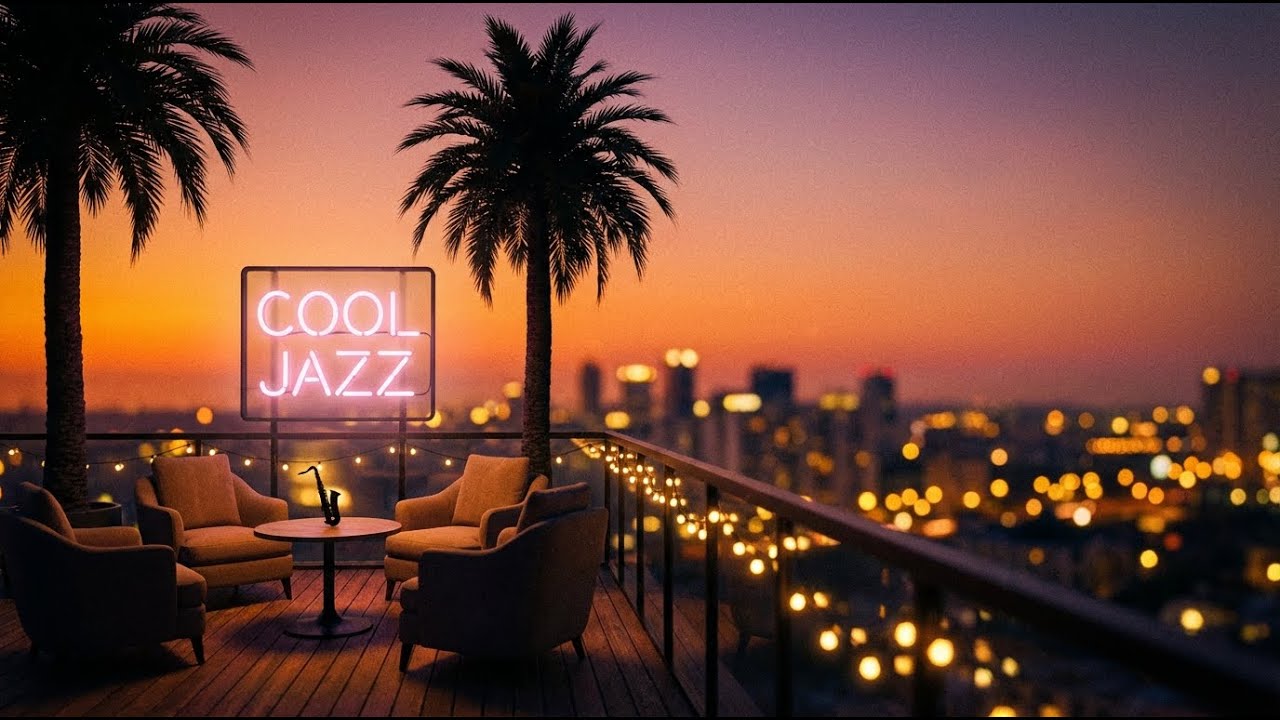 Cool Jazz for Summer Night | Relaxing Smooth Jazz for Work, Study, Sleep