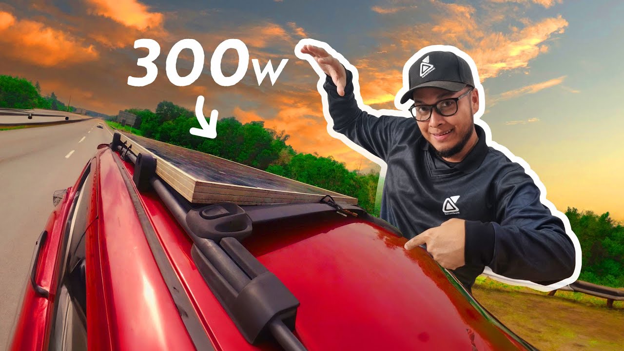 Alza + Solar 300W jadi kereta survival?