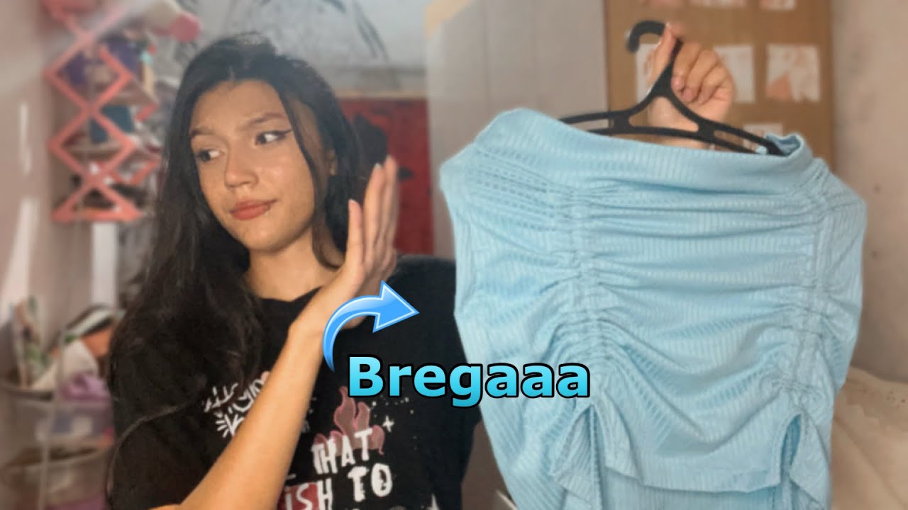 ASMR | FIZ A LIMPA NO MEU GUARDA-ROUPA 👗🩵  (tirei muitas roupas)