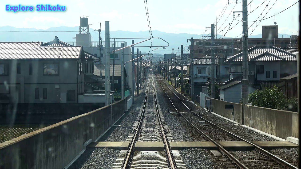 琴電琴平線 三条ー太田　複線化切替工事後に乗車しました。KOTODEN