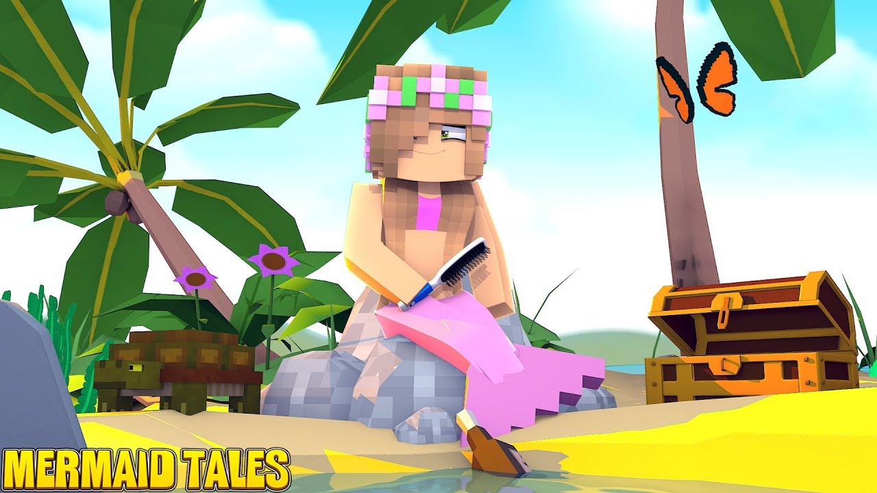 BECOMING A PRINCESS MERMAID! | Minecraft Custom Mod Adventure | Little Kelly