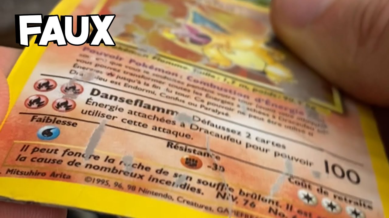 Mon Dracaufeu Est Faux