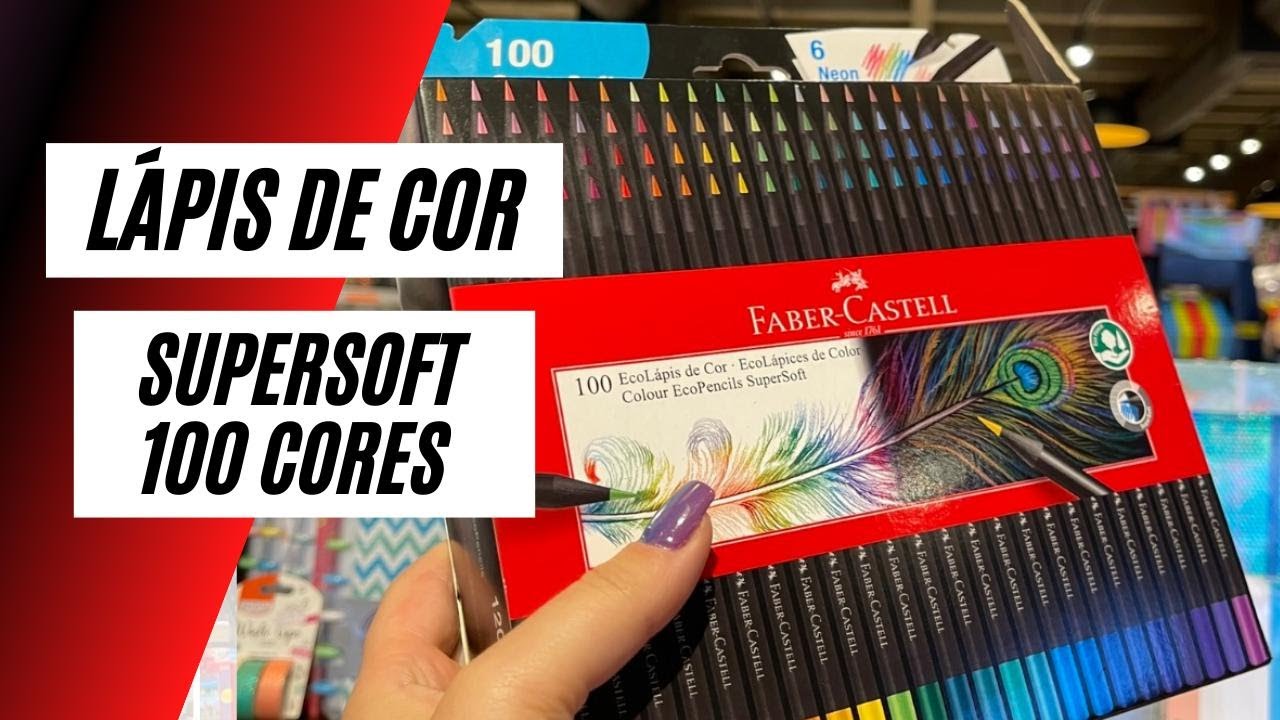SUPERSOFT 100 CORES FABER CASTELL | PAPELARIA ART PEL