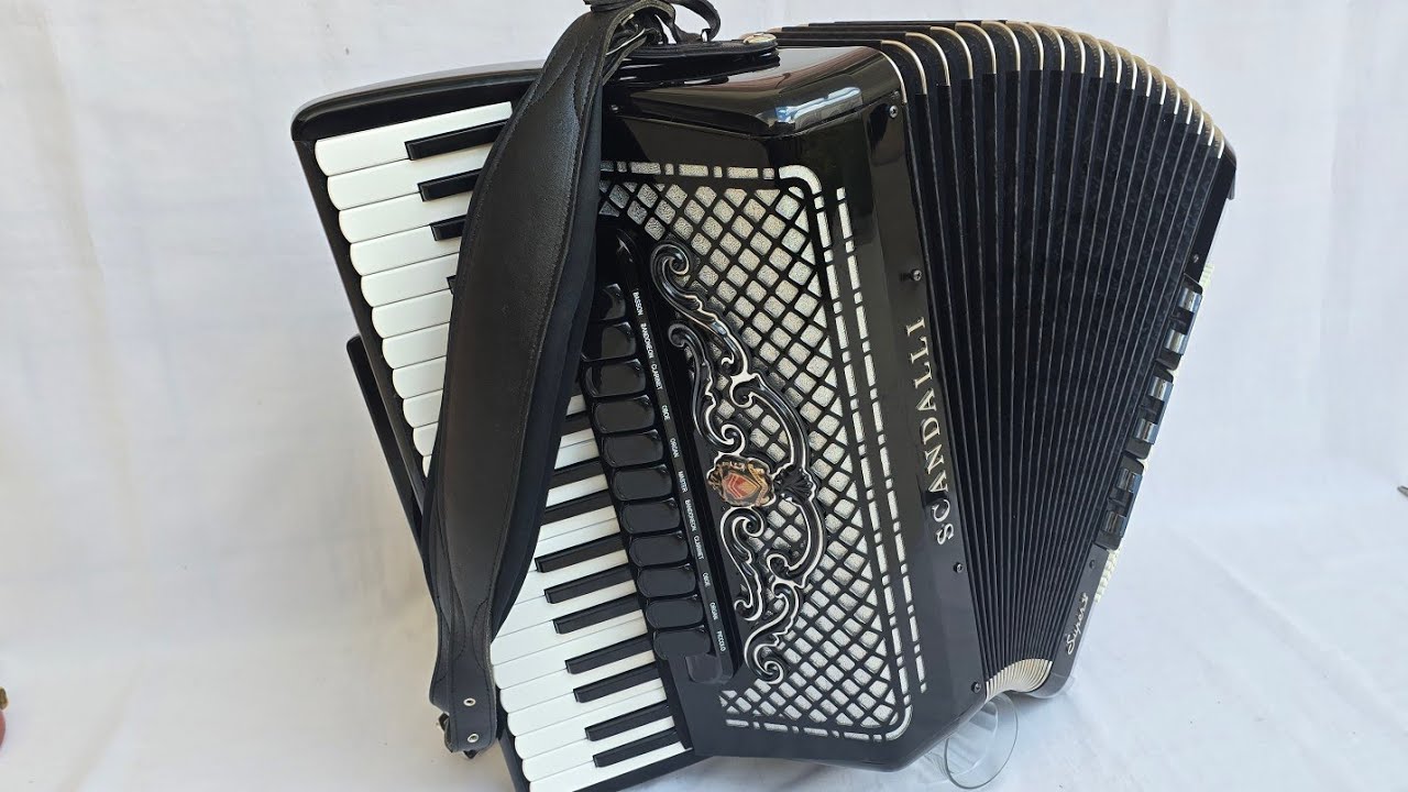 (30.000,00) Acordeon 120 Baixos Scandalli Cordovóx Super V Dupla Ressonância