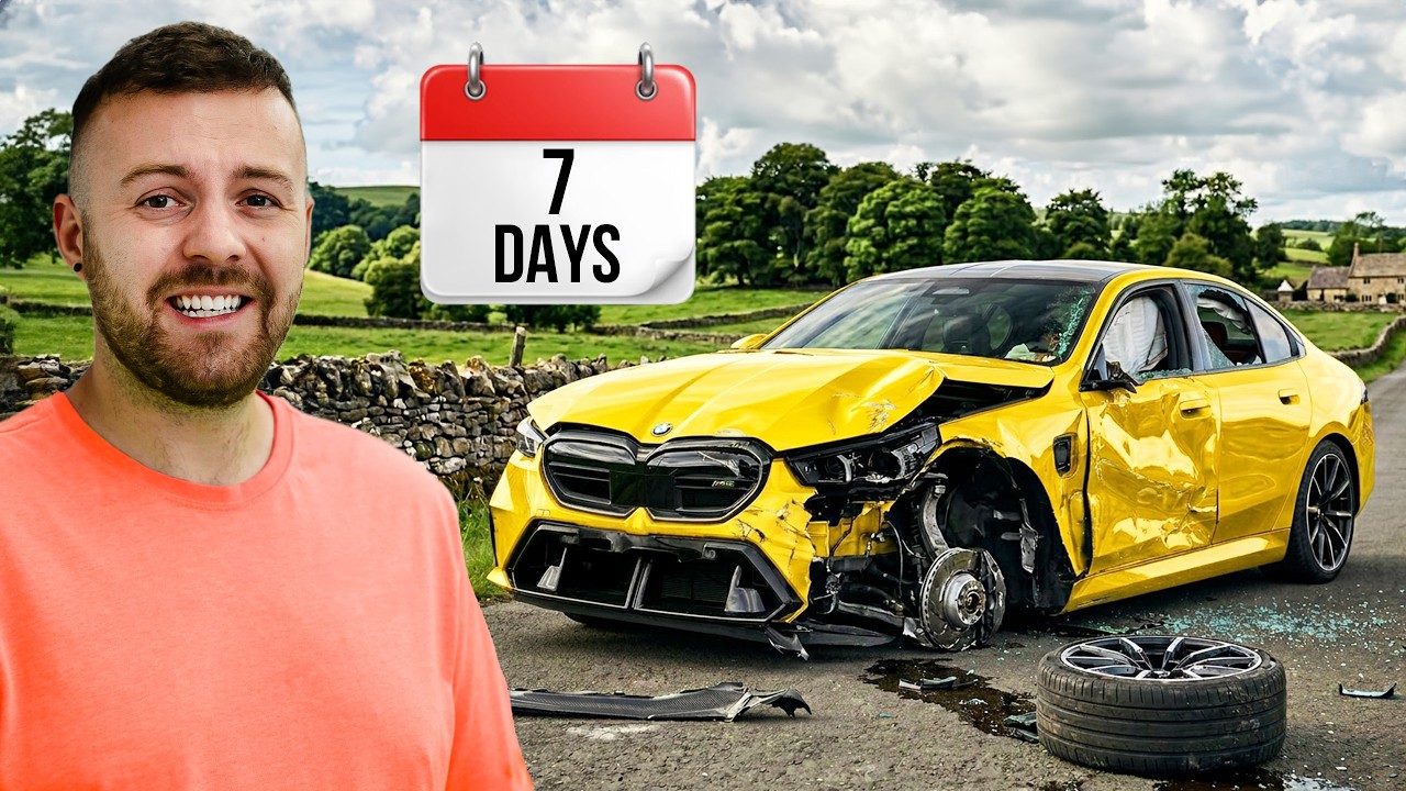 REBUILDING A DESTROYED BMW M5 IN 1 EPISODE