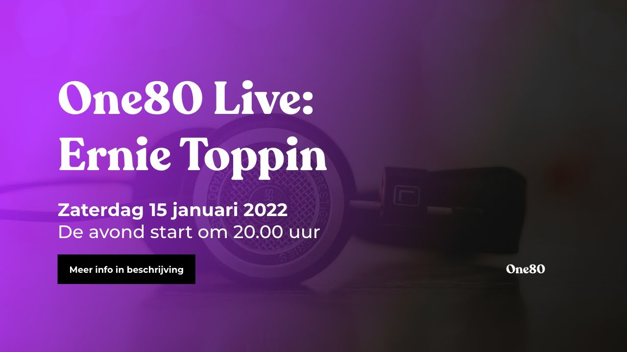 One80 Live: Concert van Ernie Toppin | Zaterdag 15 januari 2022 | Evangelie Gemeente De Deur
