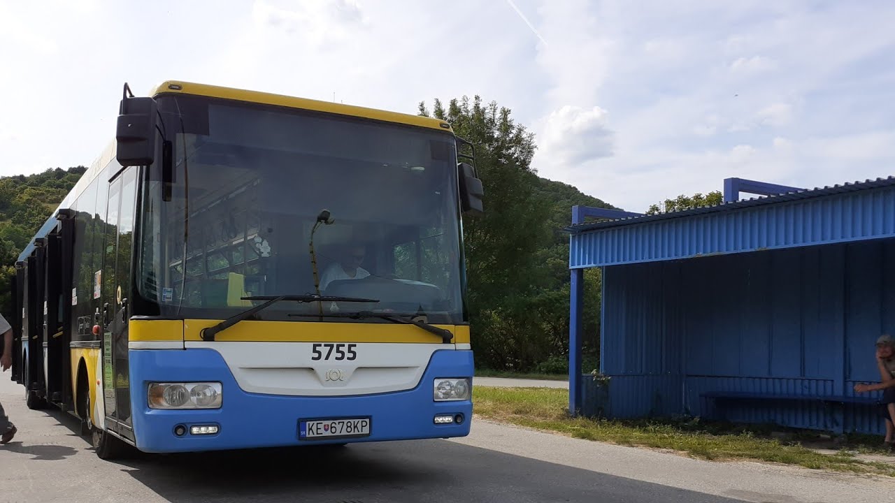 Jazda linkou 14: Žel. Zastávka Ťahanovce-Mier●SOR NB 12 CITY
