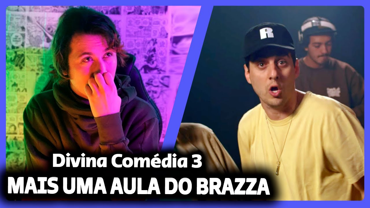 A DIVINA COMÉDIA PARTE 3 - Mozart MZ, Gigante no Mic, Fabio Brazza e Zeus | REACT DO MORENO