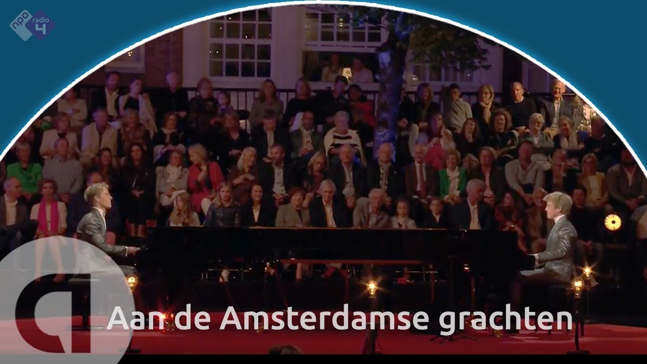 Amsterdam Medley/Aan de Amsterdamse grachten - Lucas en Arthur Jussen - Prinsengrachtconcert 2018